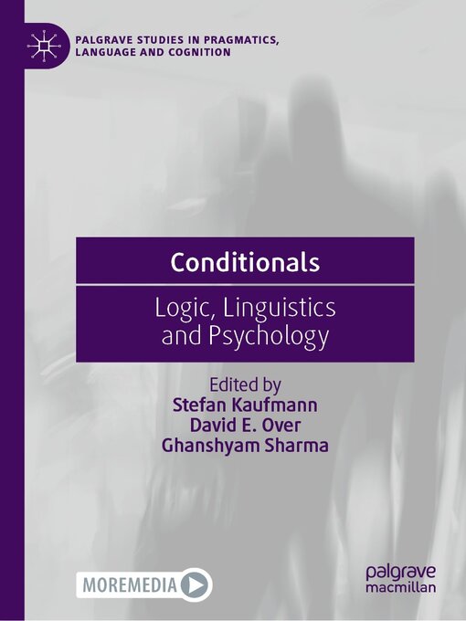 Title details for Conditionals by Stefan Kaufmann - Available